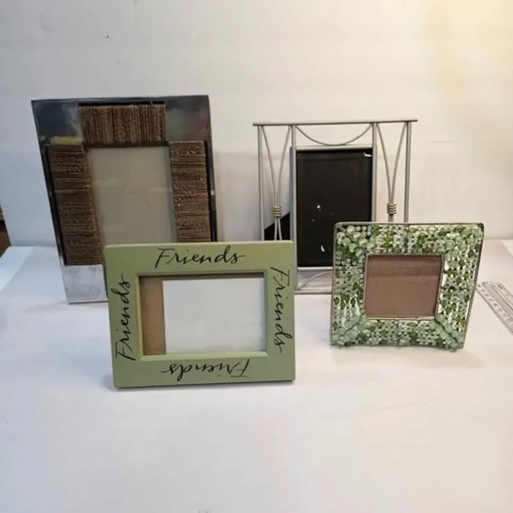 Assorted Decorative Photo Frame Set of 4